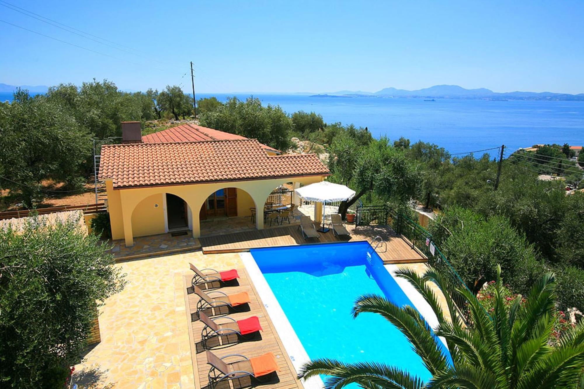 Villa Nitsa Signature Villa In Exquisite Northeastern Corfu Greece Niszáki Kültér fotó